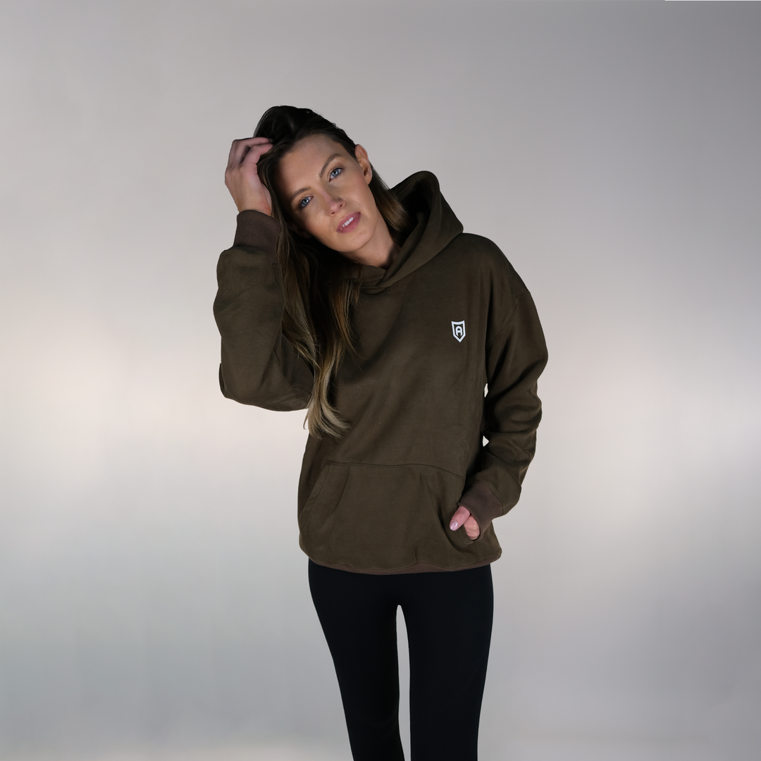 Apollo Unisex Oversized Hoodie - Brown