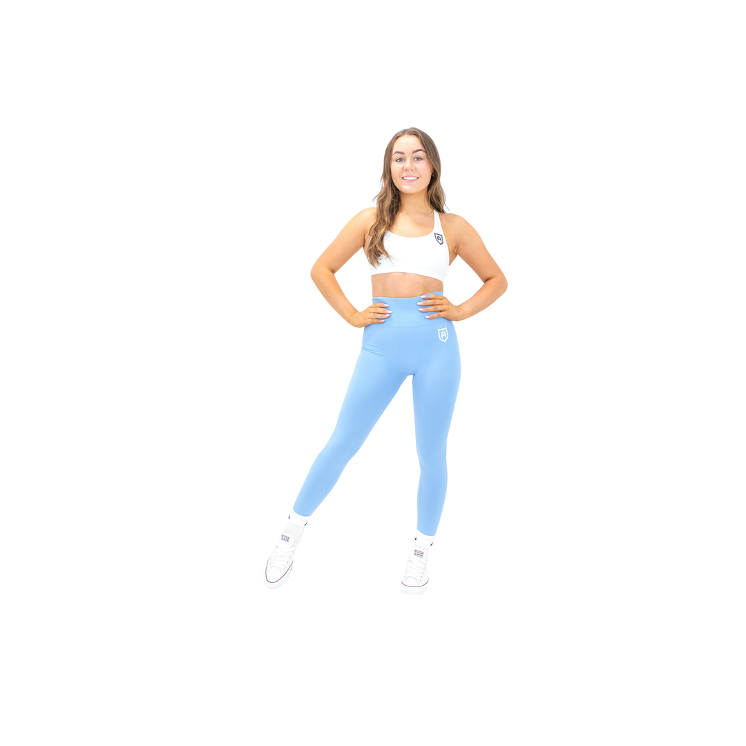 Peach Leggings - Blue