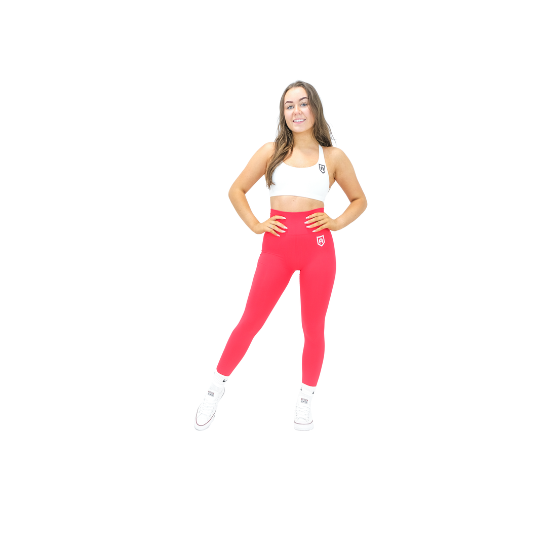 Peach Leggings - Red