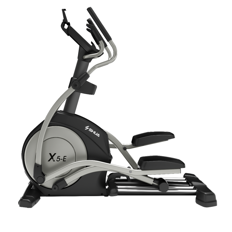 SHUA - Semi Commercial Elliptical Cross Trainer Side View - Apollo Fitness