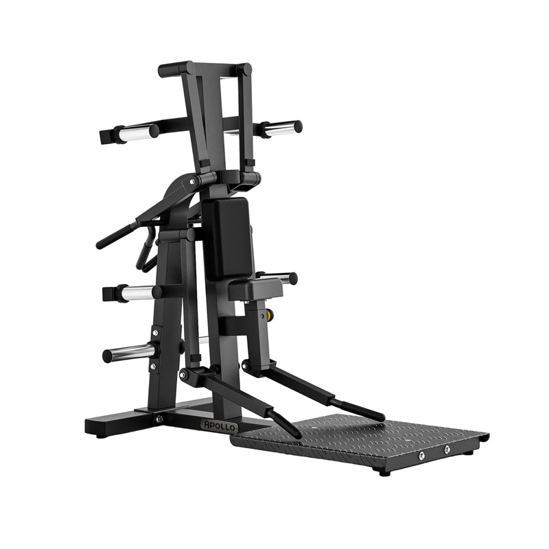 Black fitness machine on a white background