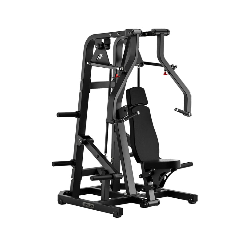 Black gym machine on a white background