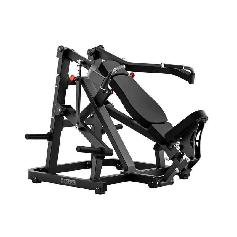 Black gym machine on a white background