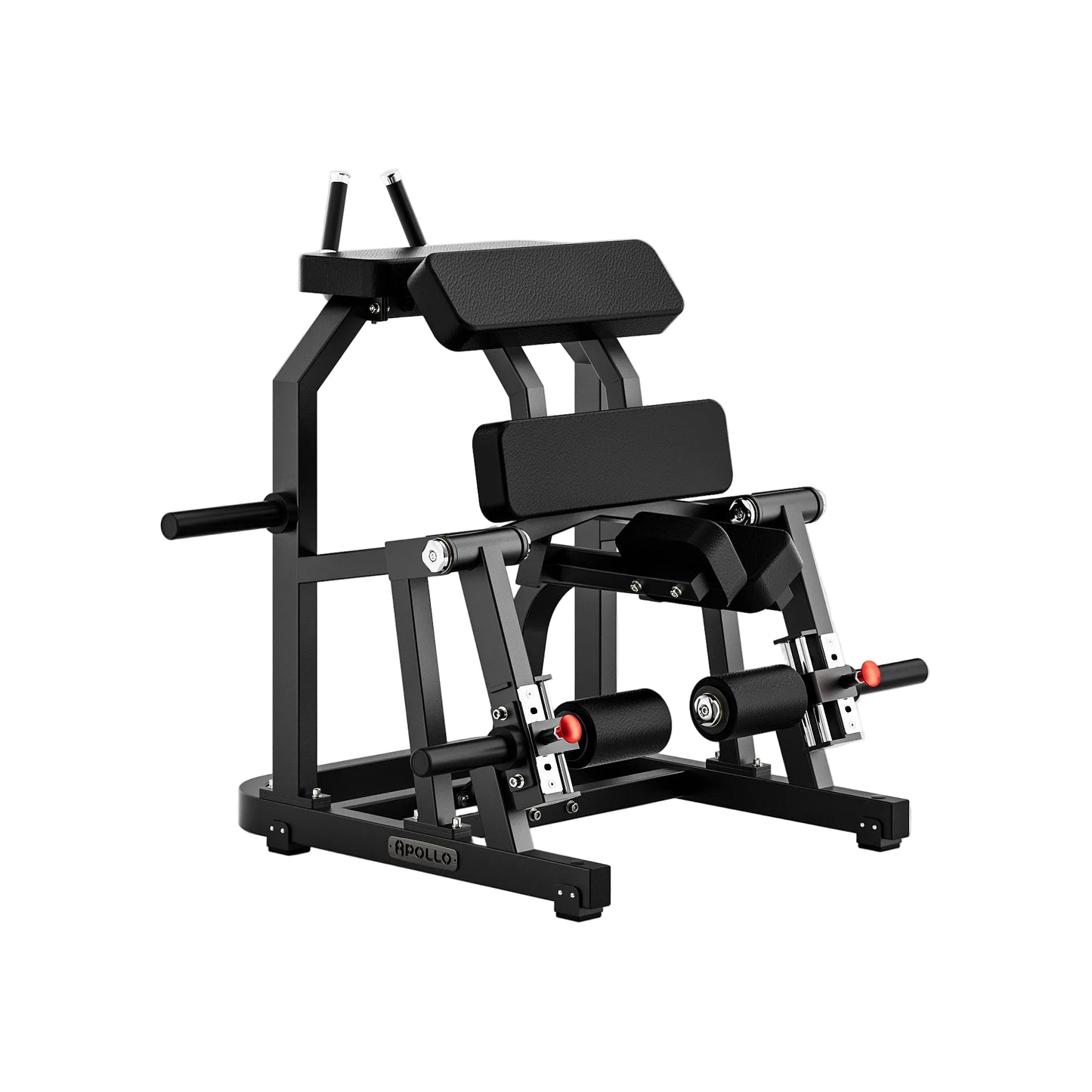 Black gym machine on a white background