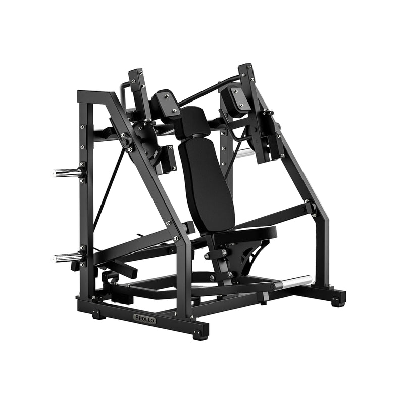 Black gym machine on a white background