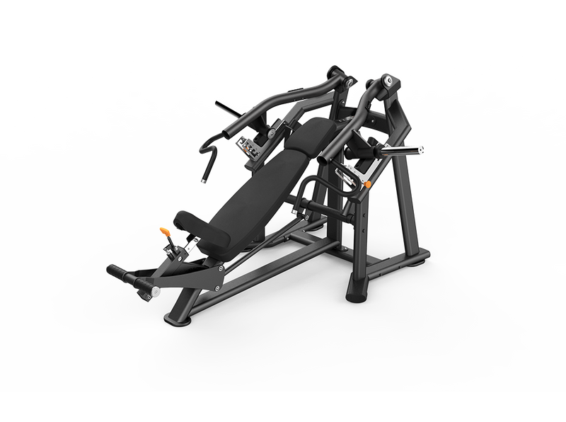 Black gym machine on a white background