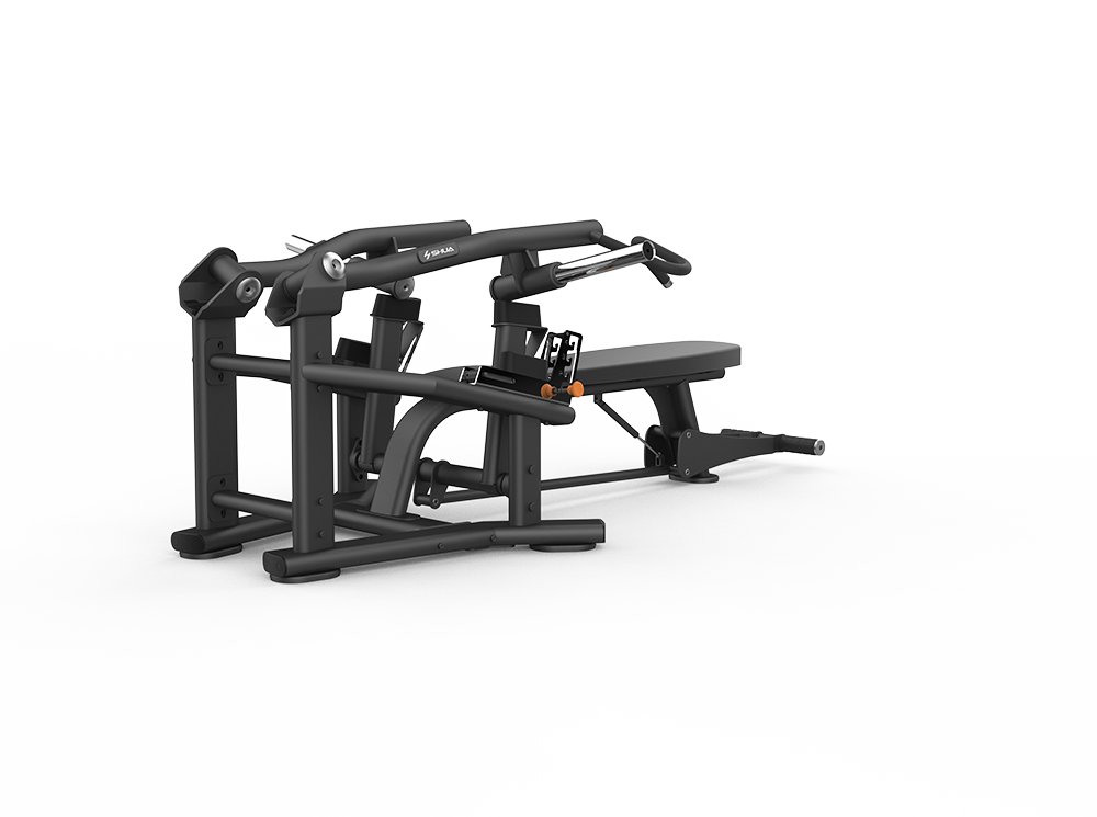 Gym machine on a white background
