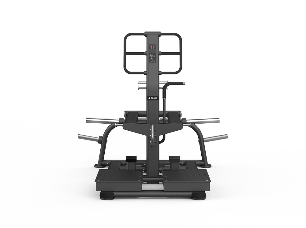 Black fitness machine on a white background