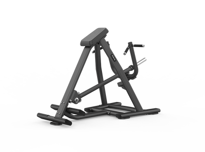Black weight lifting machine on a white background