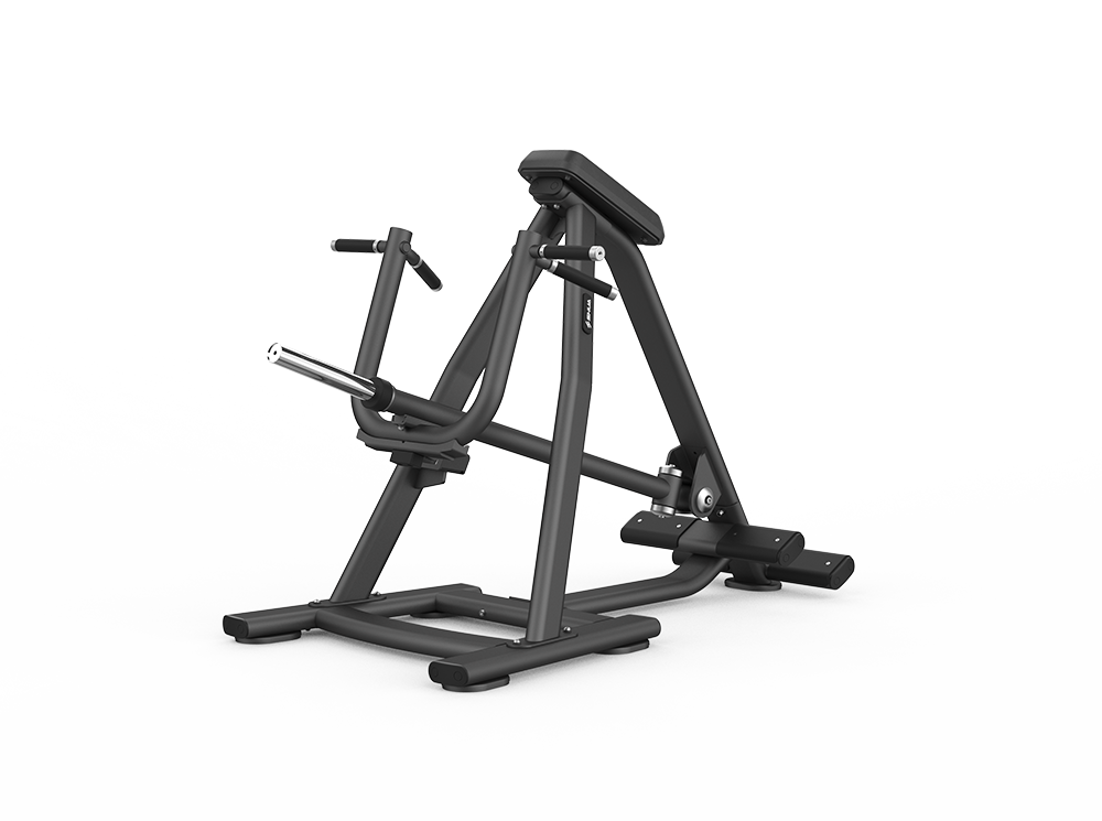 Black gym machine on a white background