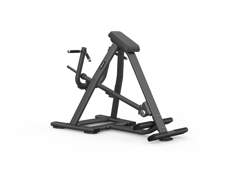 Black gym machine on a white background