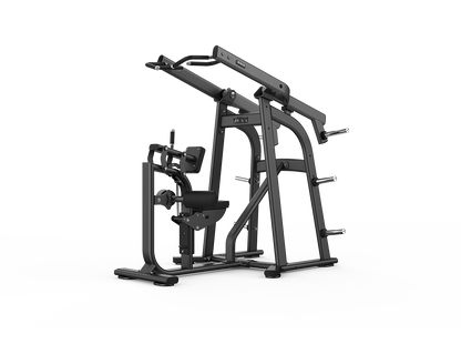 Black gym machine on a white background