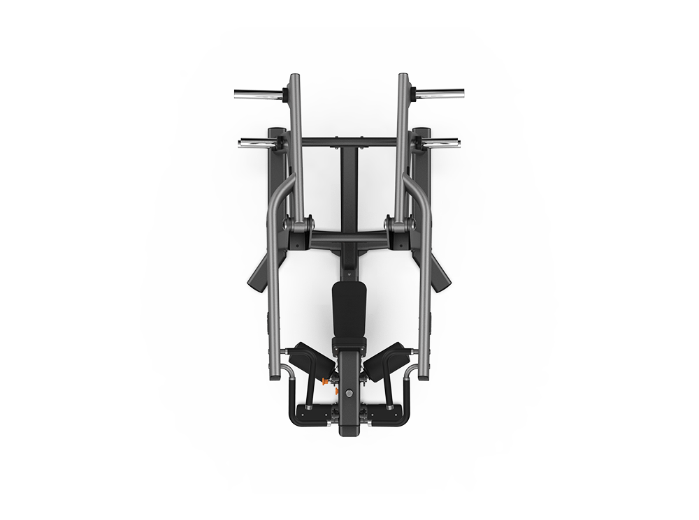Black metal frame on a white background