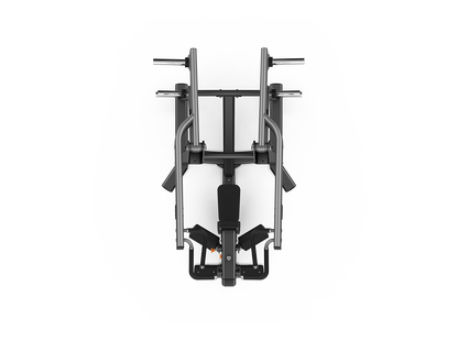 Black metal frame on a white background