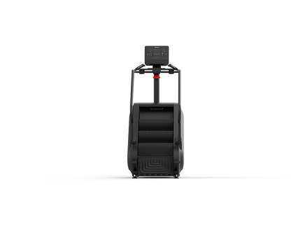 Black robot vacuum cleaner on a white background