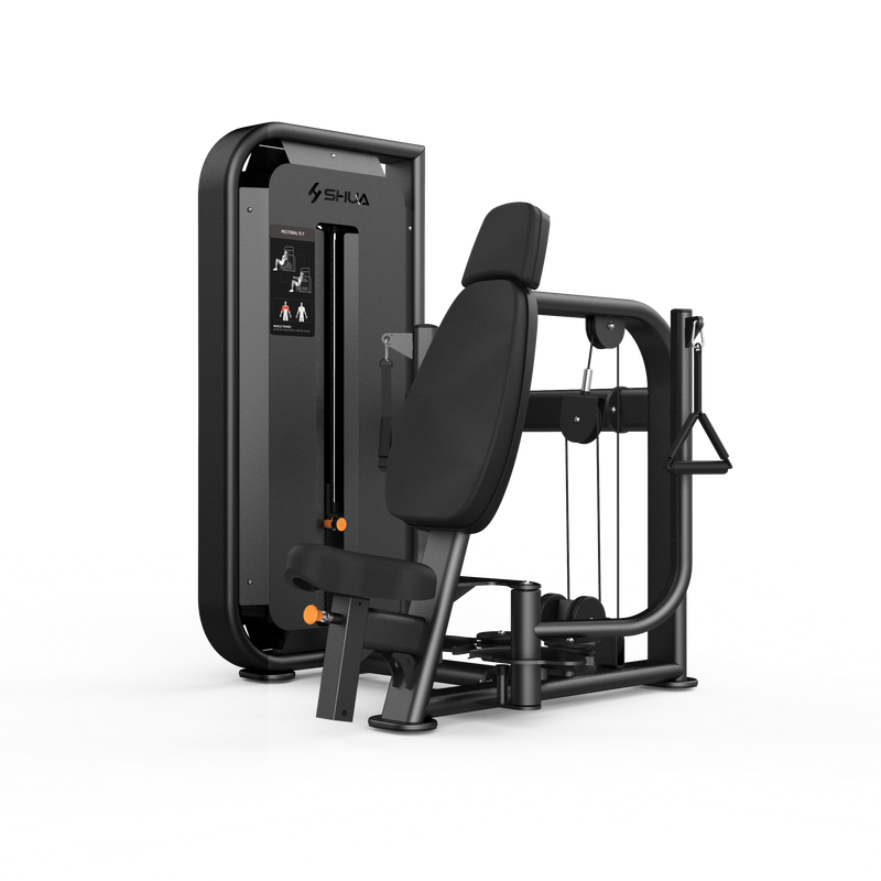 Black gym machine with 'Solex' branding on a white background