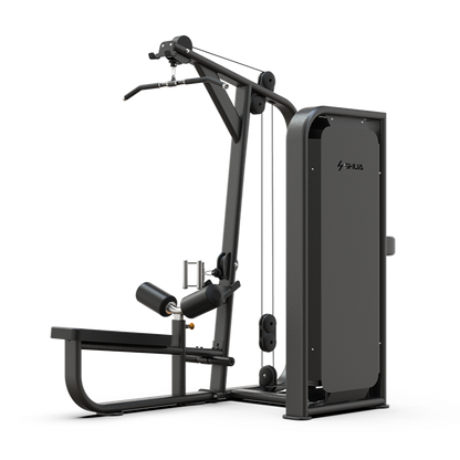 Black gym machine on a white background