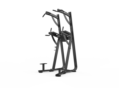 Black fitness equipment on a white background