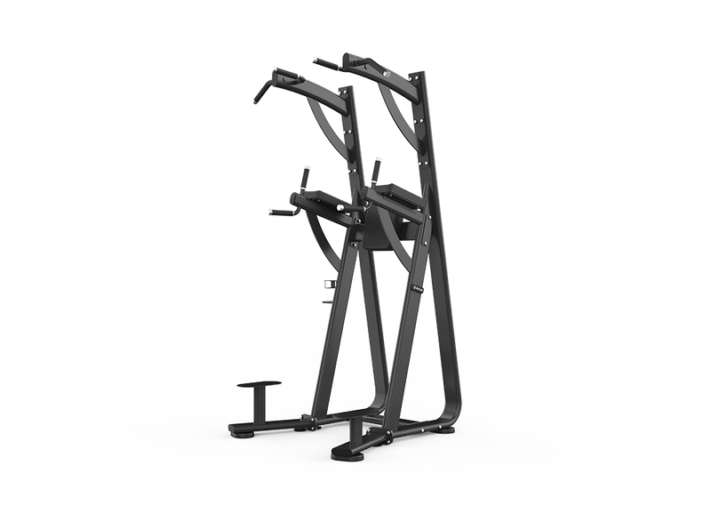 Black fitness equipment on a white background