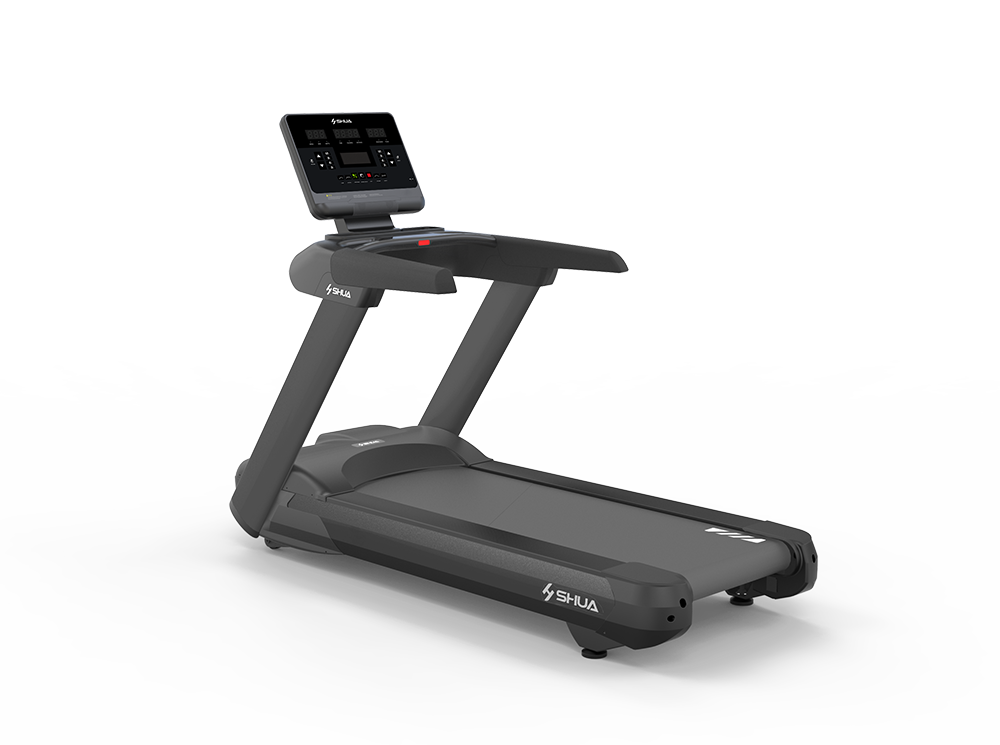 SHUA-T8919 Commercial Treadmill Diagonal View - Apollo Fitness