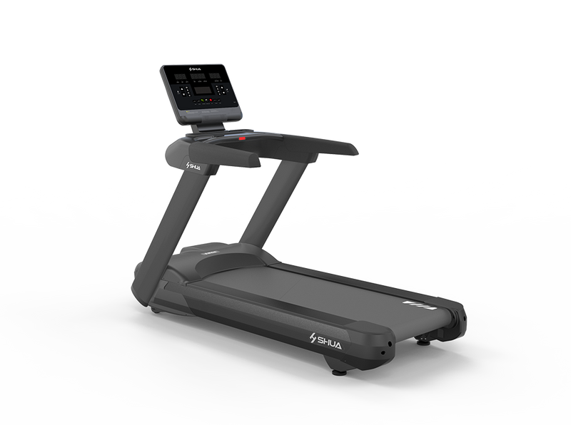 SHUA-T8919 Commercial Treadmill Diagonal View - Apollo Fitness