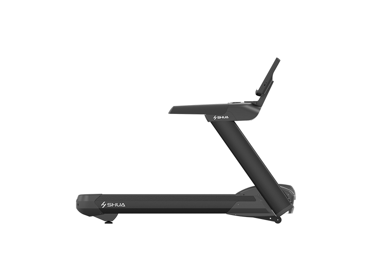 SHUA-T8919 Commercial Treadmill Side View - Apollo Fitness