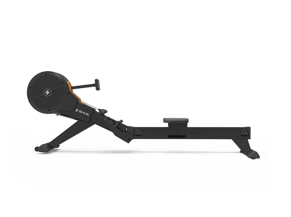 SHUA Light Commercial Rower Side View - Apollo Fitness