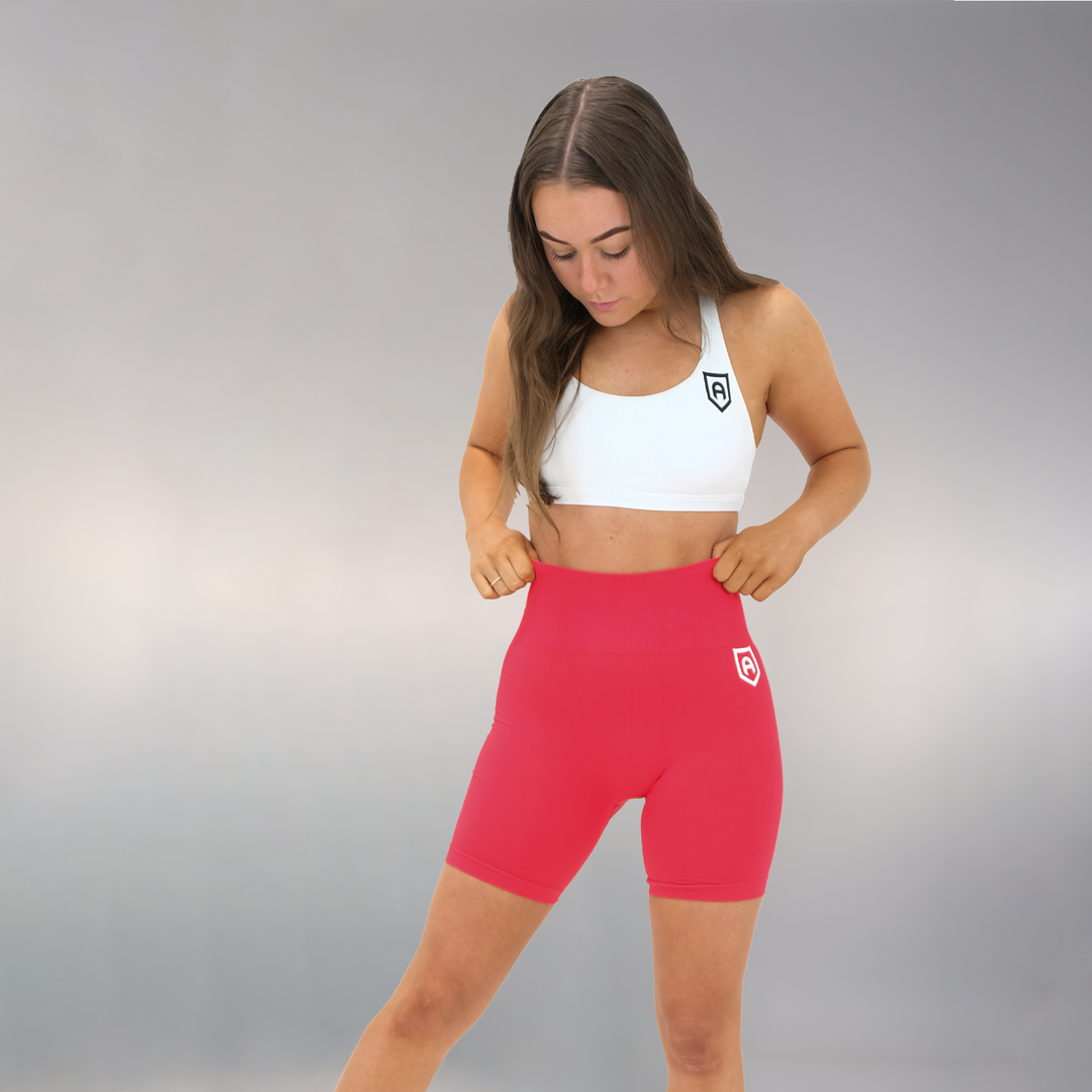 Peach Shorts - Red