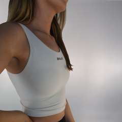 Essential Cropped Tank - Cream