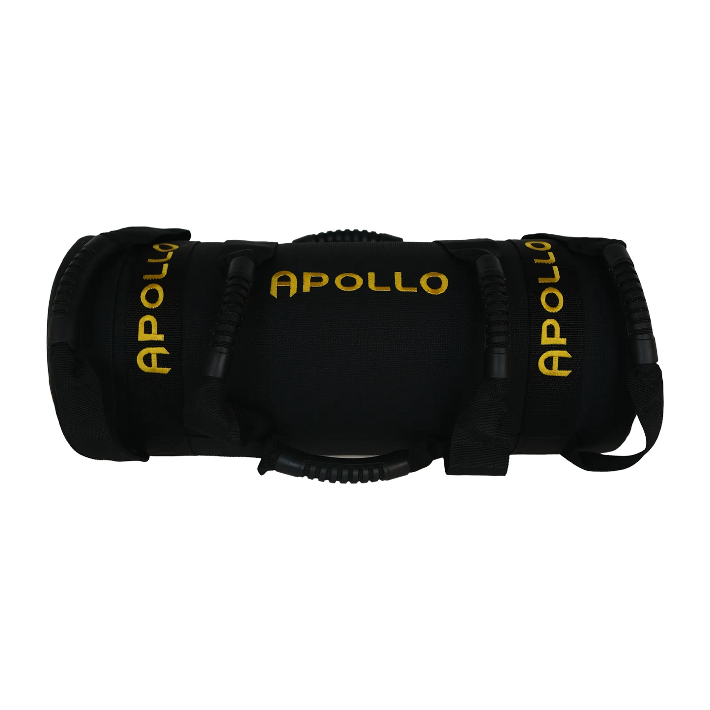 Black binoculars with 'Apollo' branding on a white background