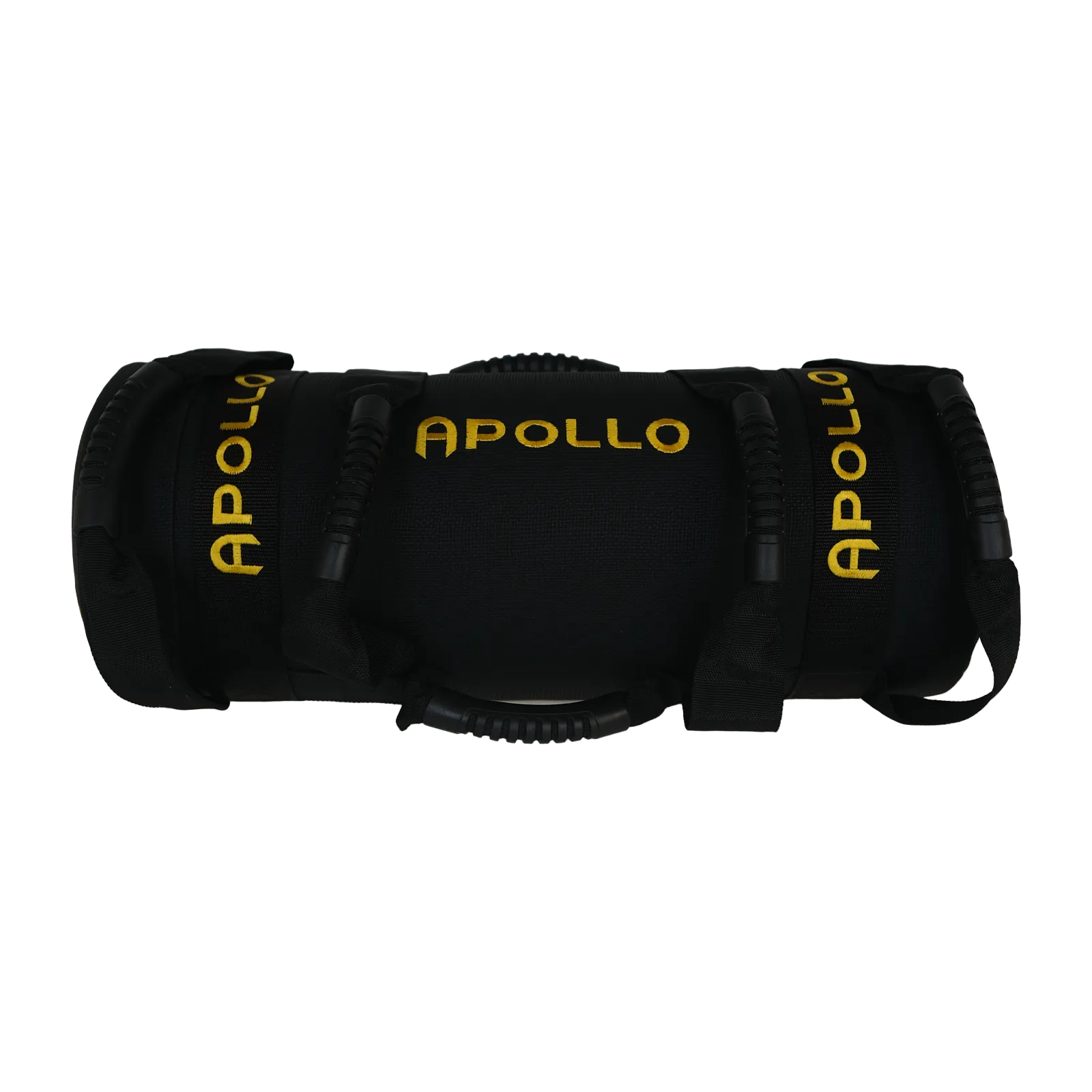 Black binoculars with 'Apollo' branding on a white background