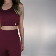 Power Bra - Burgundy