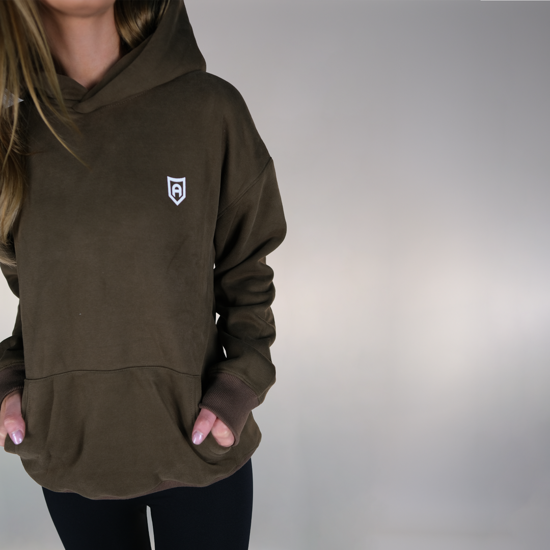Apollo Unisex Oversized Hoodie - Brown