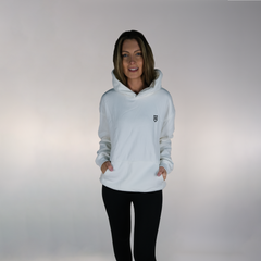Apollo Unisex Oversized Hoodie - White