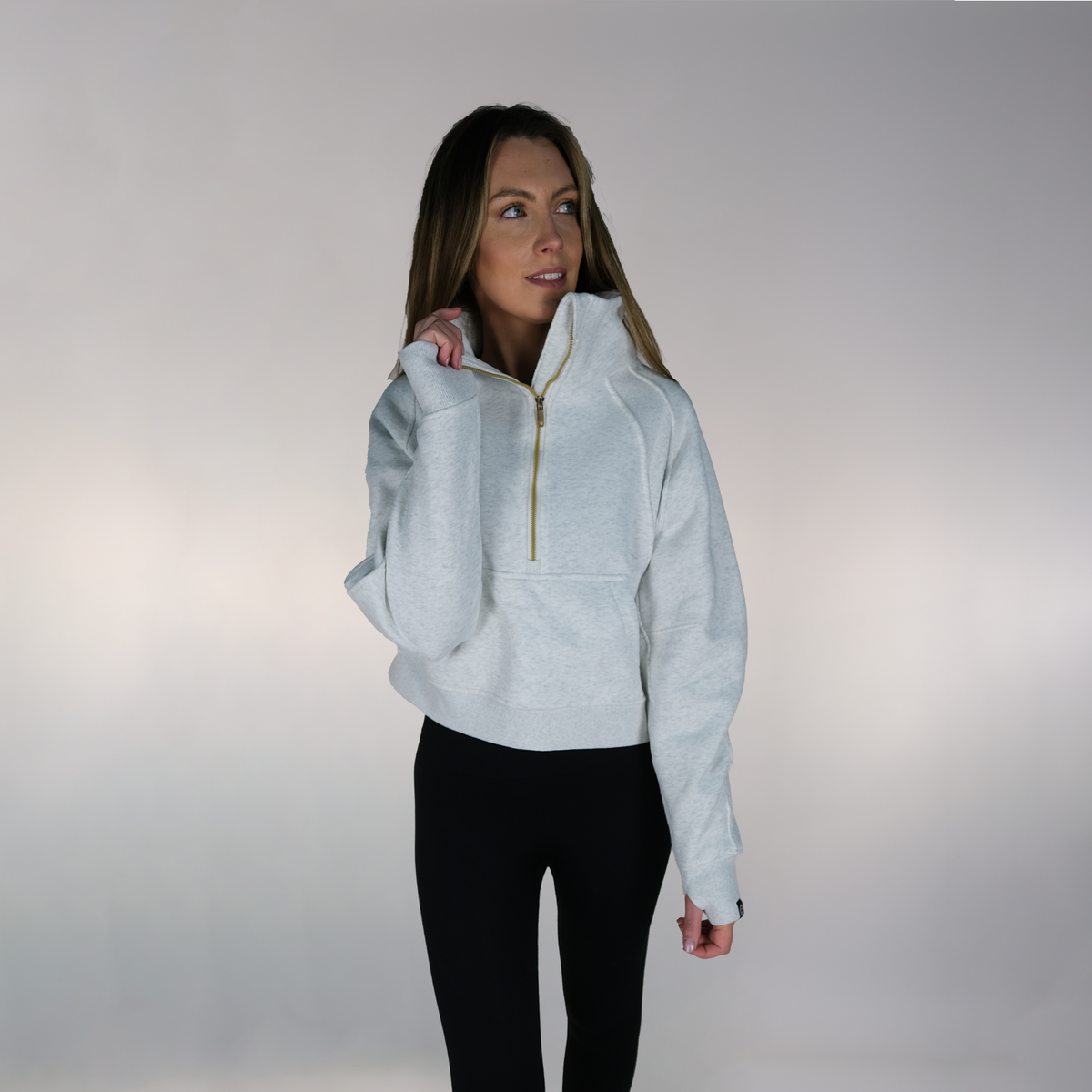 Apollo Half Zip - Grey – Apollofitness.ie