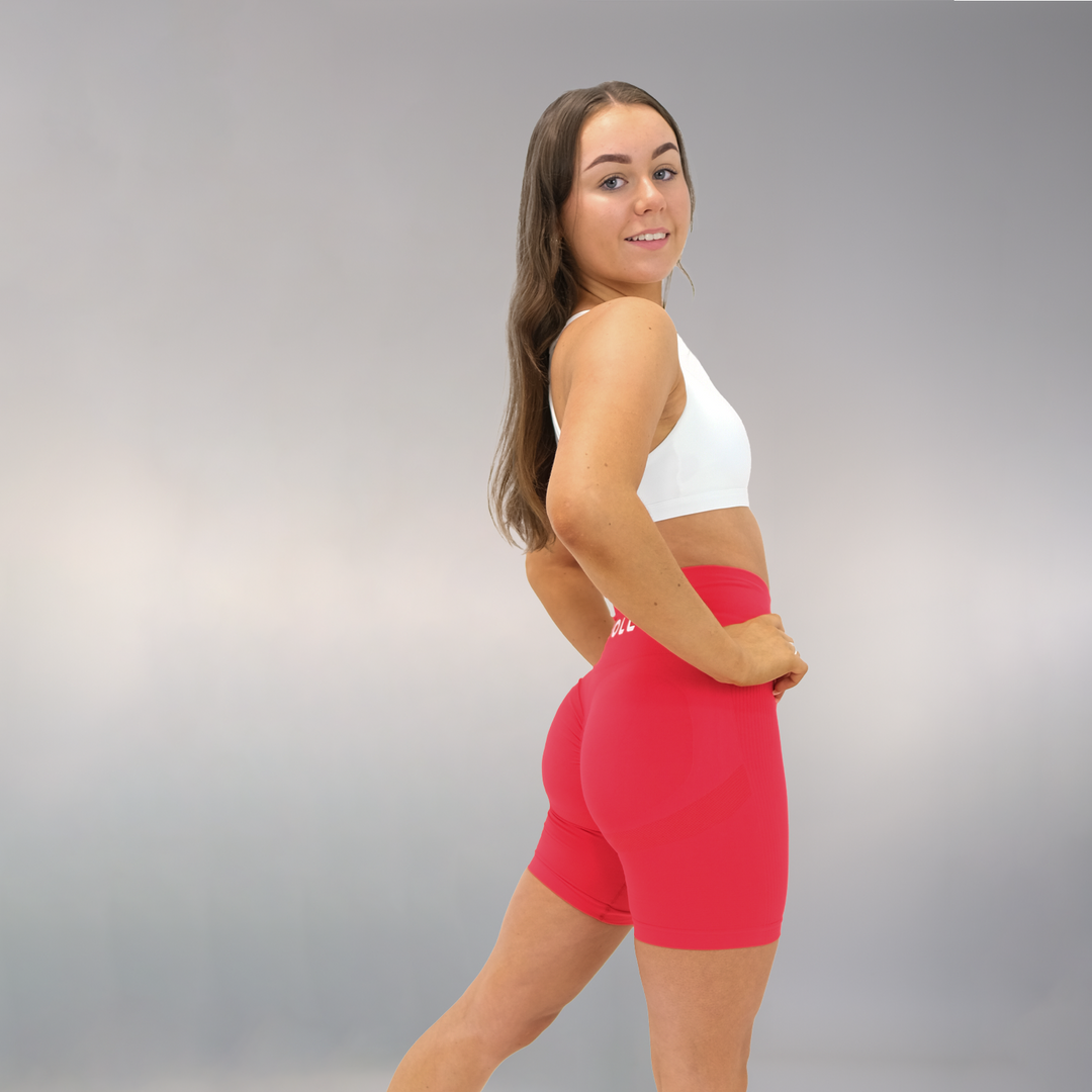 Peach Shorts - Red