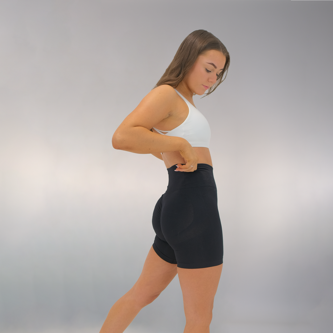 Peach Shorts - Black