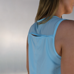 Training Cropped Vest - Blue