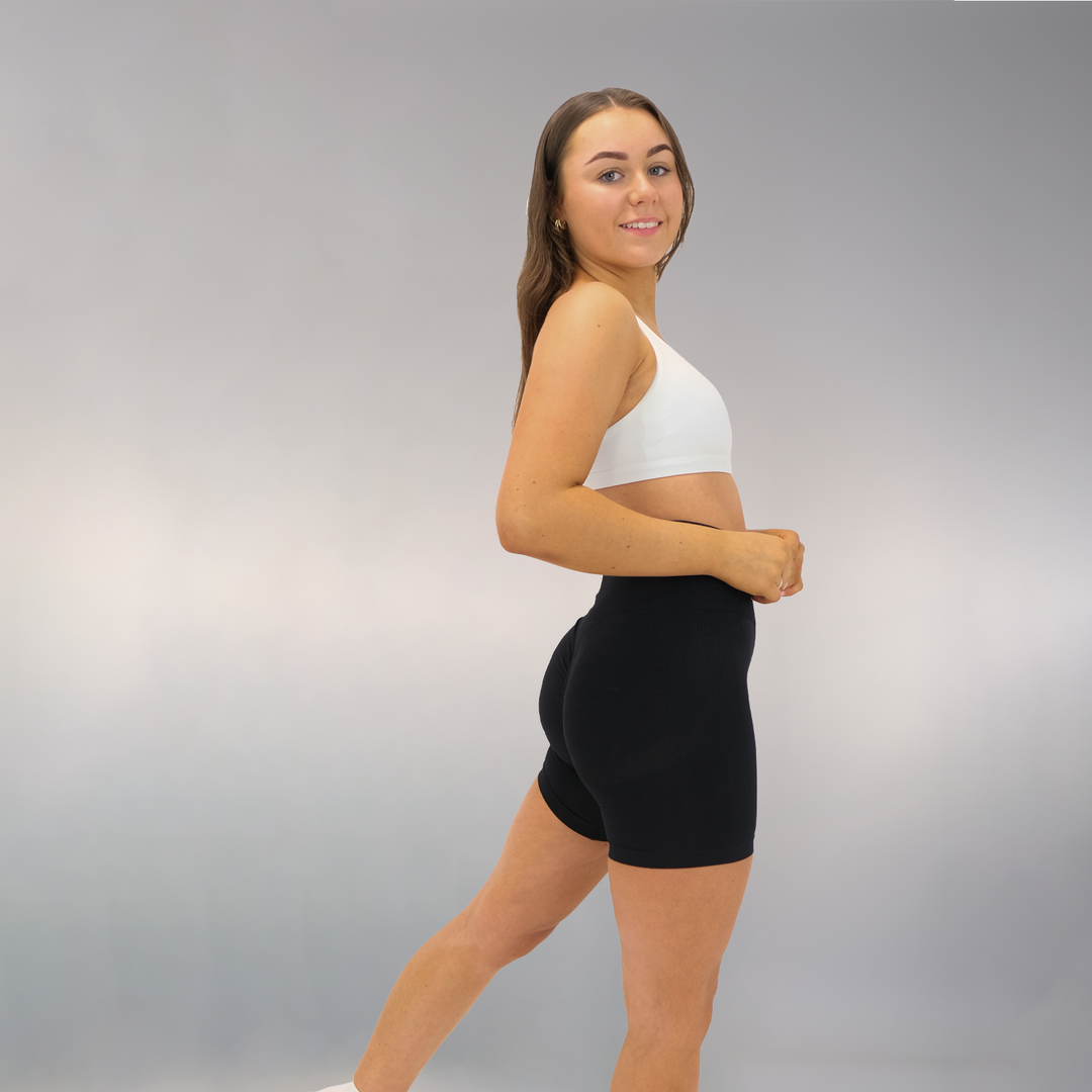 Peach Shorts - Black