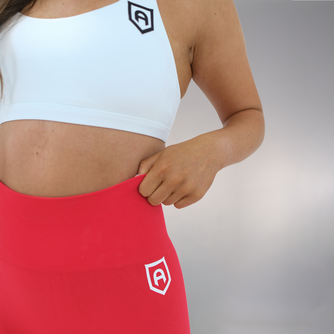 Peach Shorts - Red