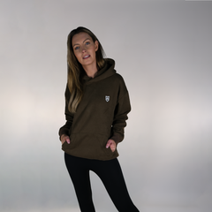 Apollo Unisex Oversized Hoodie - Brown