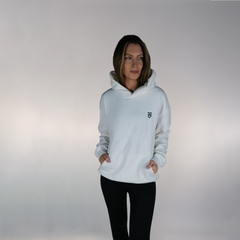 Apollo Unisex Oversized Hoodie - White