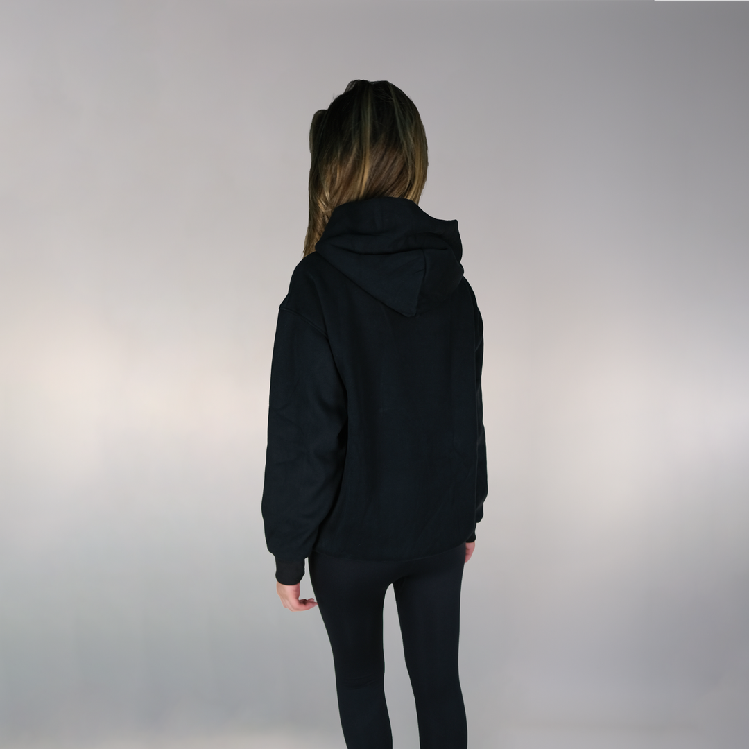 Apollo Unisex Oversized Hoodie - Black