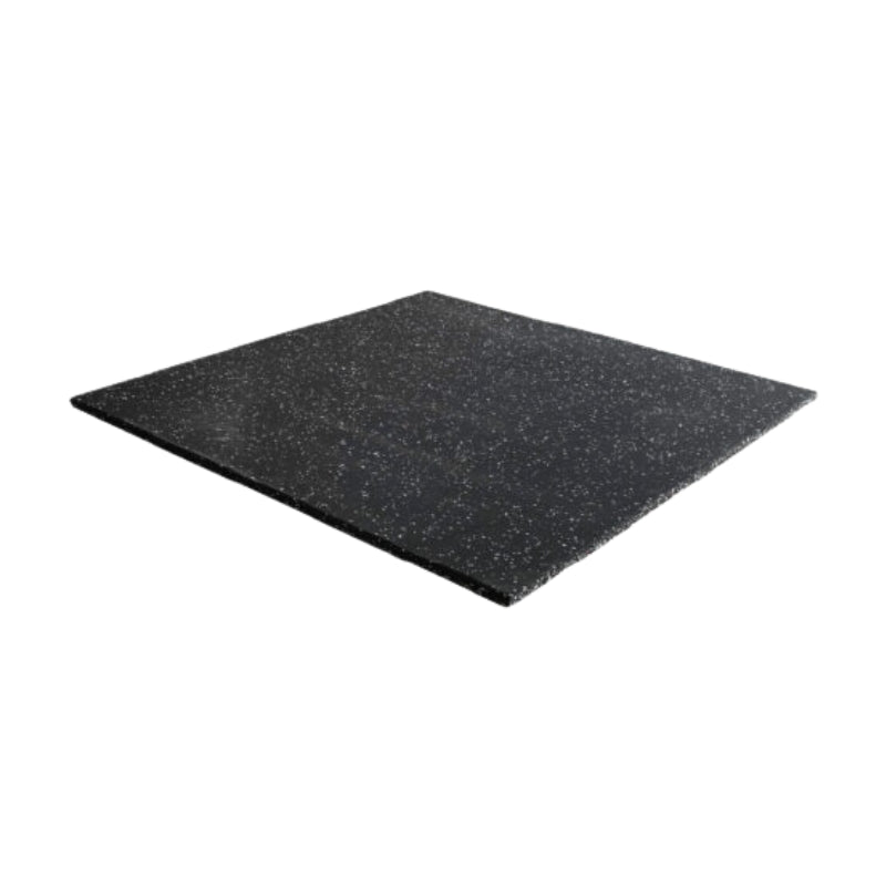 Black textured mat on a white background