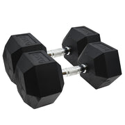 2-12.5kg Hex Dumbbell set.