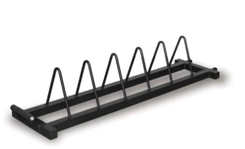 Black metal dish rack on a white background