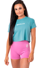 Crop Tee - Castaway Blue