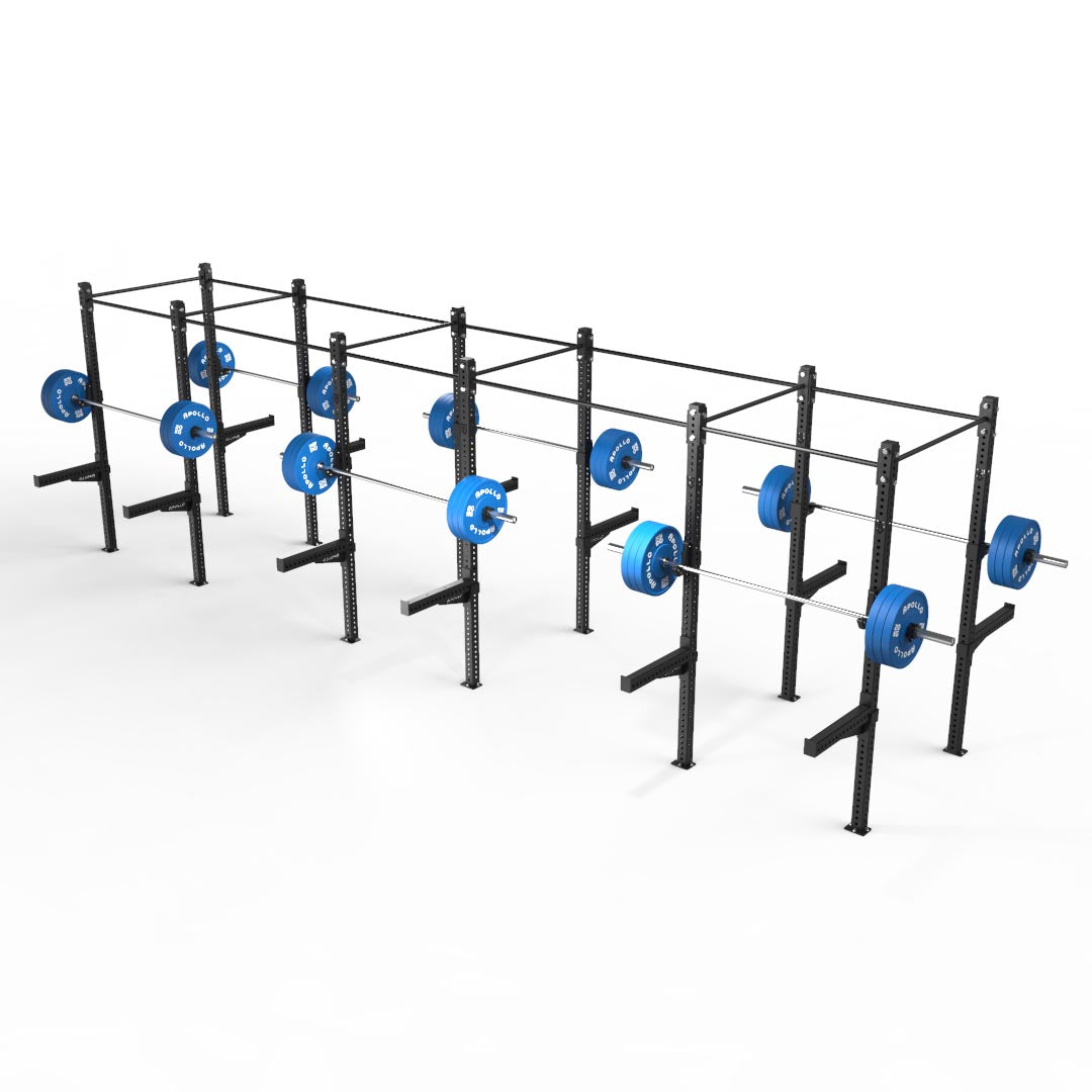 Steel 6 Rigs Apollo Six Bay Freestanding Rig | Rigs and Racks | Apollo Fitness ...