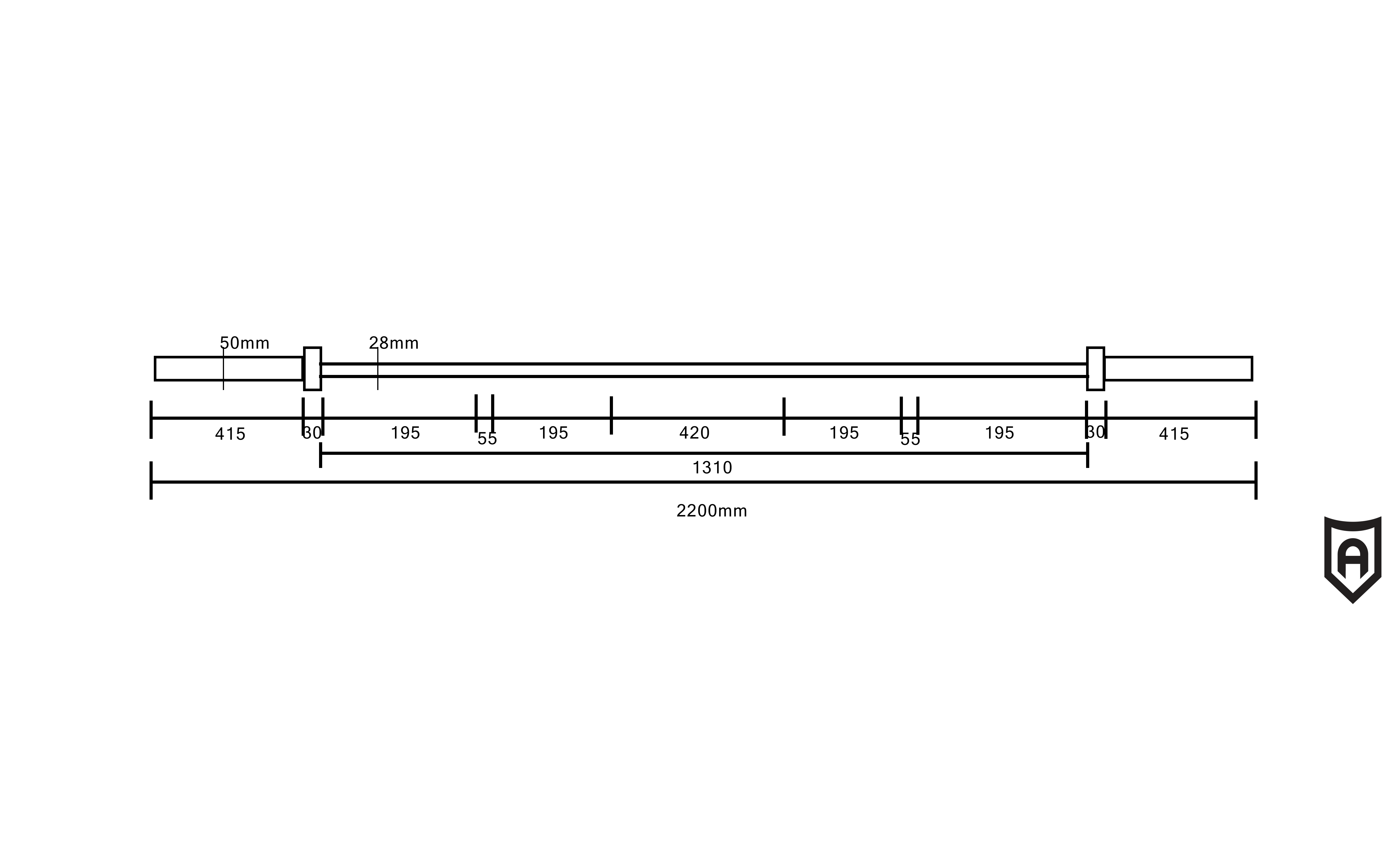 Mens Elite Bar - Apollo Fitness