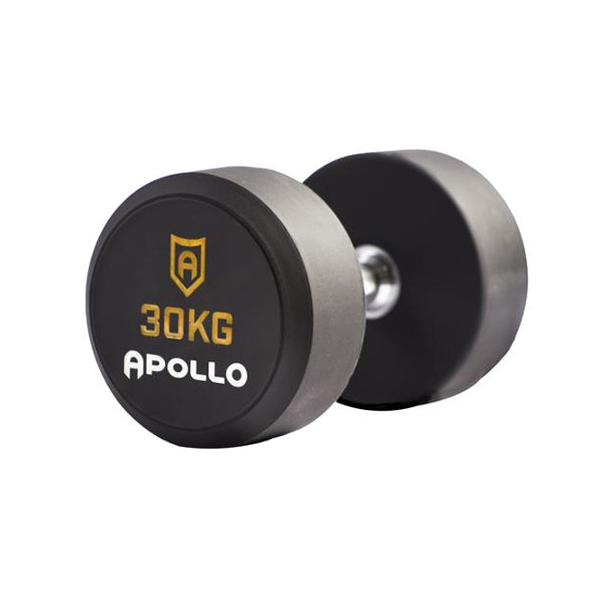 Urethane Round Dumbbells - Apollo Fitness